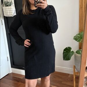 Inhabit 100% Cashmere Crew neck Sweater Dress. S